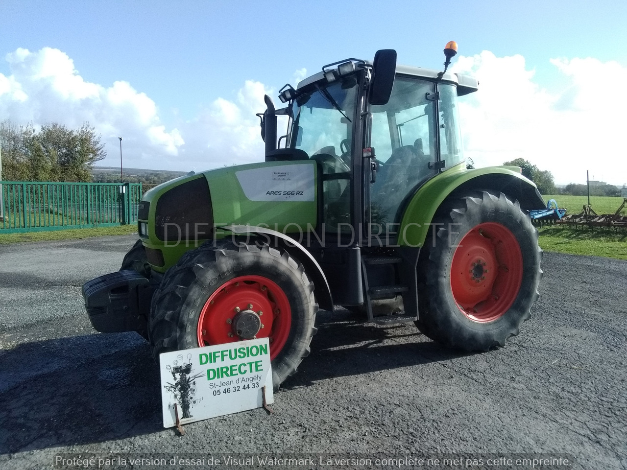 CLAAS TRACTEUR AGRICOLE ARES 566 RZ - Τρακτέρ: φωτογραφία 1 CLAAS TRACTEUR AGRICOLE ARES 566 RZ - Τρακτέρ: φωτογραφία 1