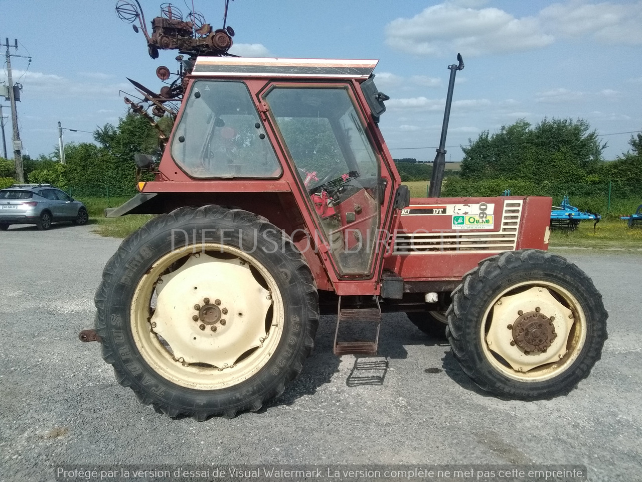 FIAT TRACTEUR AGRICOLE 80-90 DT - Τρακτέρ: φωτογραφία 3 FIAT TRACTEUR AGRICOLE 80-90 DT - Τρακτέρ: φωτογραφία 3