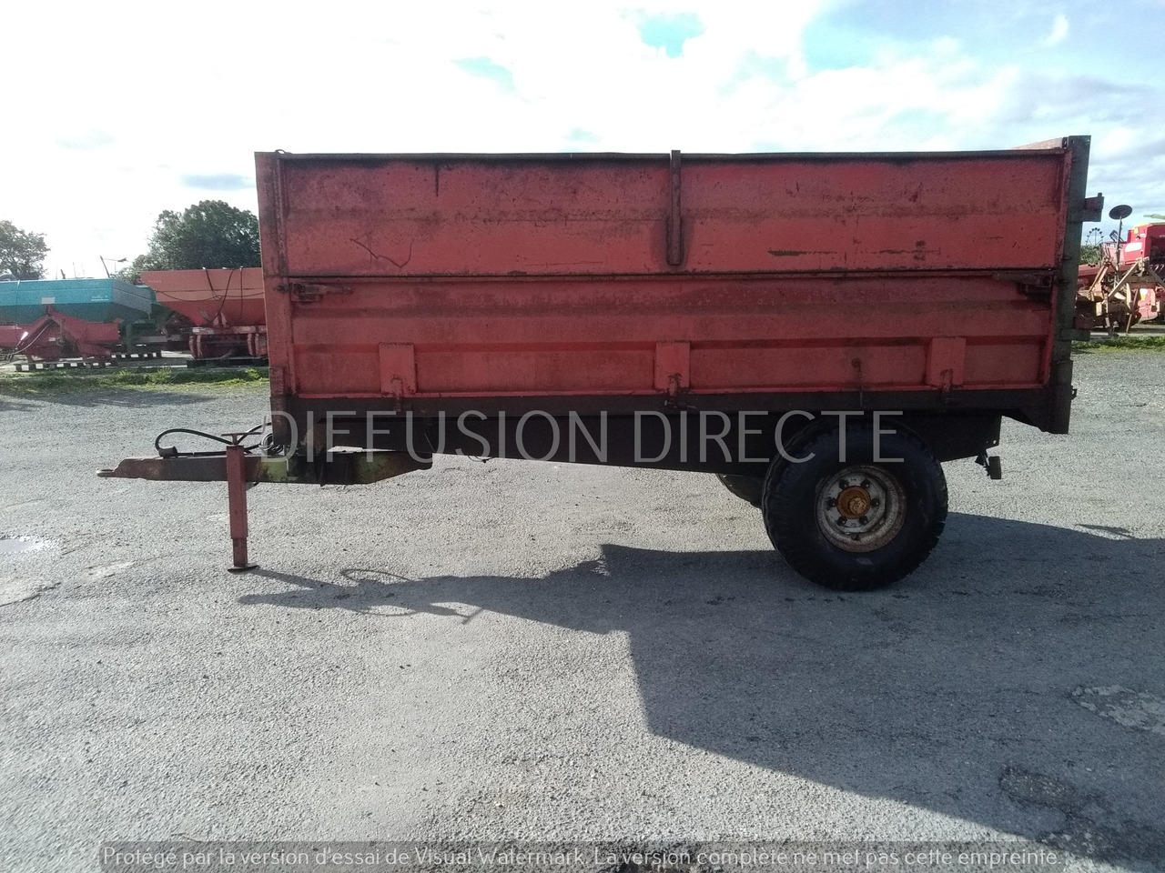 GOYER-CEMA BENNE AGRICOLE 49 - Τρέιλερ πλατφόρμα/ Καρότσα: φωτογραφία 2 GOYER-CEMA BENNE AGRICOLE 49 - Τρέιλερ πλατφόρμα/ Καρότσα: φωτογραφία 2