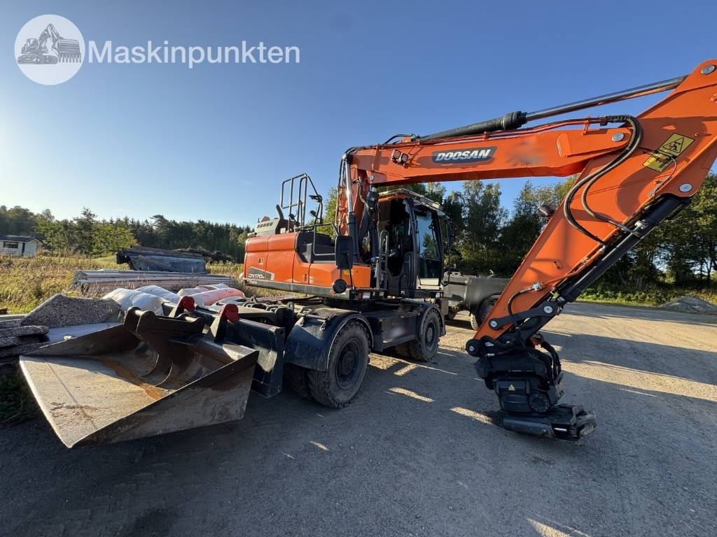 Doosan DX 170 W-5 + Tippvagn + Redskap - Τροχοφόρος εκσκαφέας: φωτογραφία 1 Doosan DX 170 W-5 + Tippvagn + Redskap - Τροχοφόρος εκσκαφέας: φωτογραφία 1