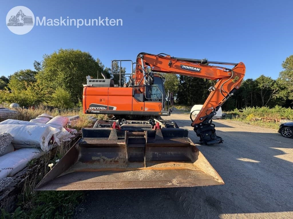 Doosan DX 170 W-5 + Tippvagn + Redskap - Τροχοφόρος εκσκαφέας: φωτογραφία 4 Doosan DX 170 W-5 + Tippvagn + Redskap - Τροχοφόρος εκσκαφέας: φωτογραφία 4