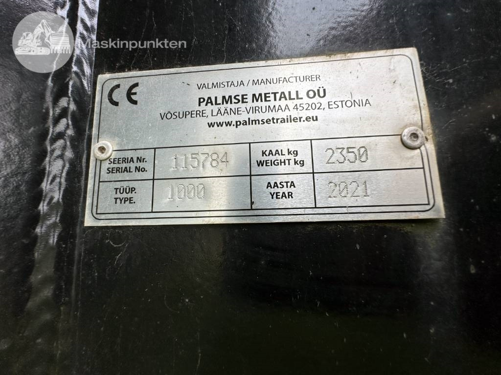 Ανατρεπόμενη ρυμούλκα για τρακτέρ Palmse Trailer 1000: φωτογραφία 9