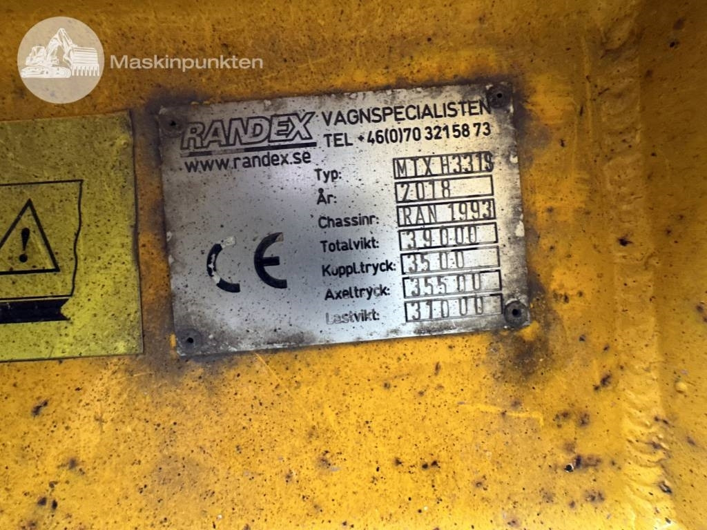 Ρυμούλκα με χαμηλό δάπεδο Randex Mtxh 3319: φωτογραφία 8