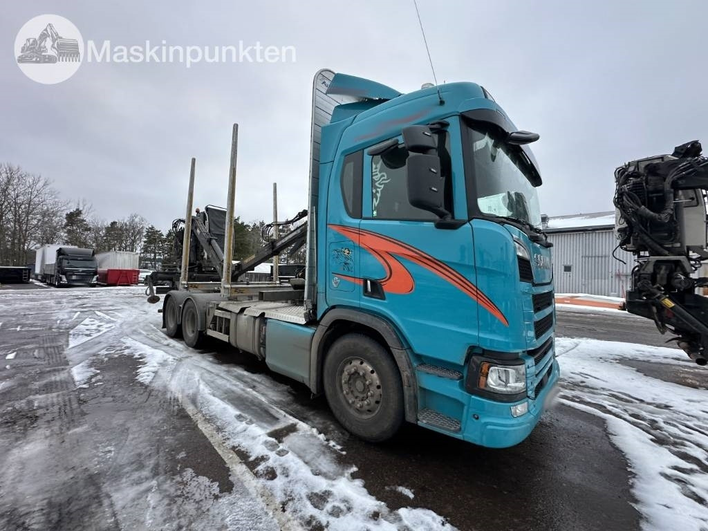 Scania R 580 timmerbil med kran - Φορτηγό ξυλείας: φωτογραφία 3 Scania R 580 timmerbil med kran - Φορτηγό ξυλείας: φωτογραφία 3