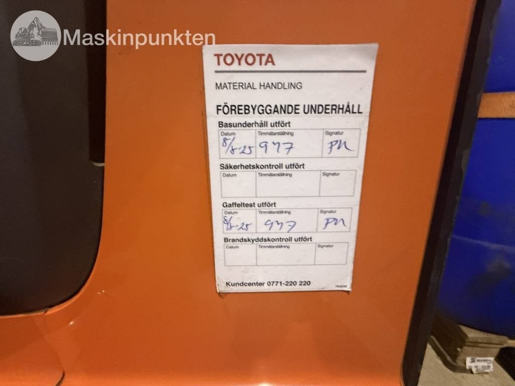 Toyota BT SWE 80 L - Ηλεκτροκίνητο περονοφόρο: φωτογραφία 4 Toyota BT SWE 80 L - Ηλεκτροκίνητο περονοφόρο: φωτογραφία 4