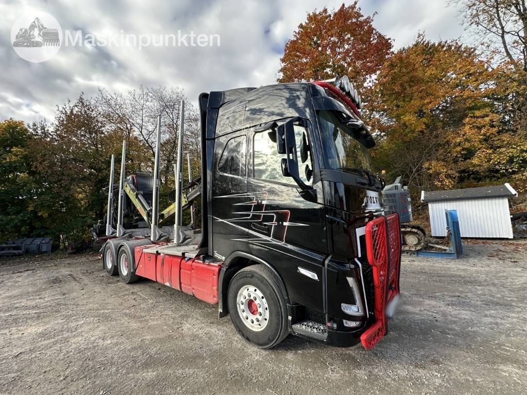 Volvo FH 64 R Timmerbil med kran  - Φορτηγό ξυλείας: φωτογραφία 3 Volvo FH 64 R Timmerbil med kran  - Φορτηγό ξυλείας: φωτογραφία 3