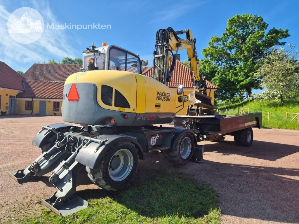 Wacker Neuson EW 100 med vagn - Τροχοφόρος εκσκαφέας: φωτογραφία 5 Wacker Neuson EW 100 med vagn - Τροχοφόρος εκσκαφέας: φωτογραφία 5