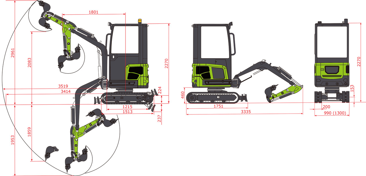 Καινούριο Μίνι εκσκαφέας ZAOX ZA16A: φωτογραφία 25