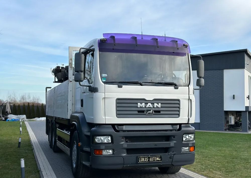 MAN TGA 24.410 6x4 HIAB MANUAL - Φορτηγό με ανοιχτή καρότσα, Φορτηγό με γερανό: φωτογραφία 4 MAN TGA 24.410 6x4 HIAB MANUAL - Φορτηγό με ανοιχτή καρότσα, Φορτηγό με γερανό: φωτογραφία 4