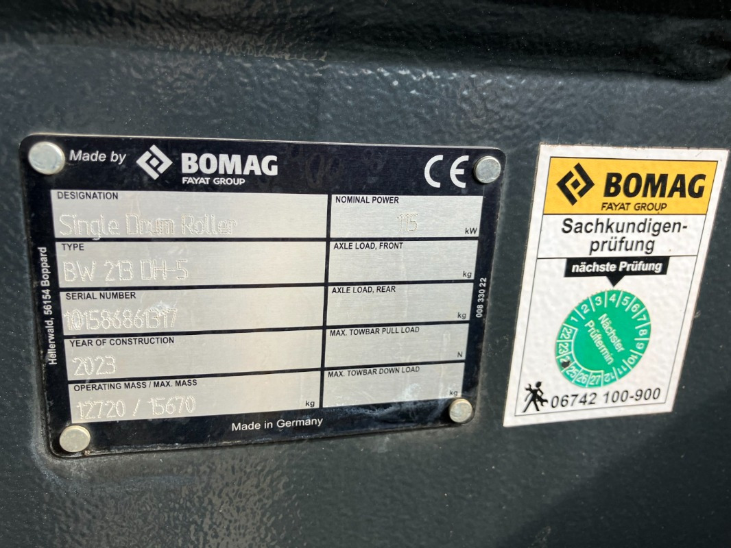 BOMAG DE BW 213 DH-5 Stage V/Tier 4f - Οδοστρωτήρας: φωτογραφία 2 BOMAG DE BW 213 DH-5 Stage V/Tier 4f - Οδοστρωτήρας: φωτογραφία 2