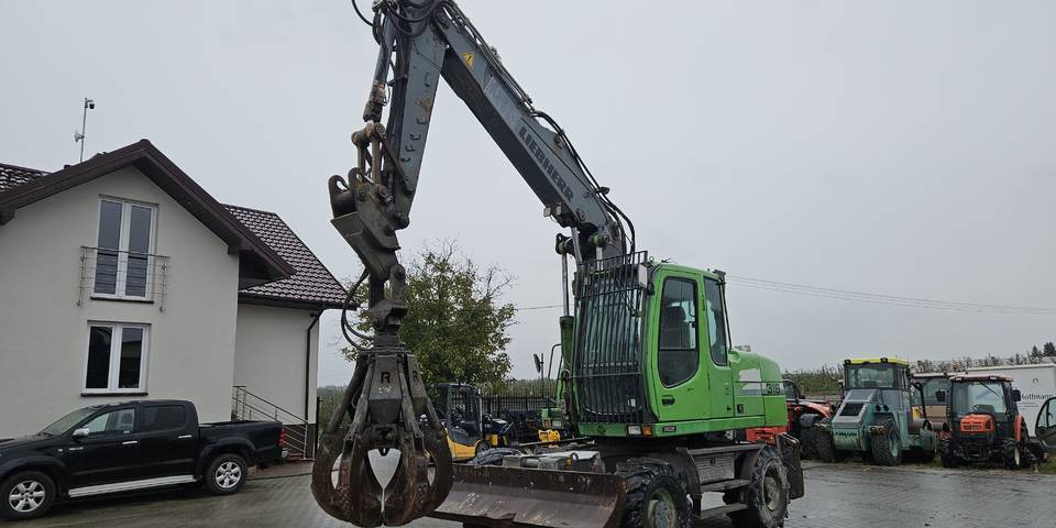 Koparka kołowa Liebherr A 316 Litronic chwytak podpory pług - Τροχοφόρος εκσκαφέας: φωτογραφία 2 Koparka kołowa Liebherr A 316 Litronic chwytak podpory pług - Τροχοφόρος εκσκαφέας: φωτογραφία 2