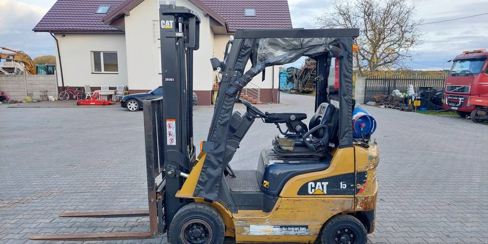 Wózek widłowy Caterpillar GP15N 1,5t pozycjoner, przesuw CAT - Υγραεριοκίνητο περονοφόρο: φωτογραφία 1 Wózek widłowy Caterpillar GP15N 1,5t pozycjoner, przesuw CAT - Υγραεριοκίνητο περονοφόρο: φωτογραφία 1