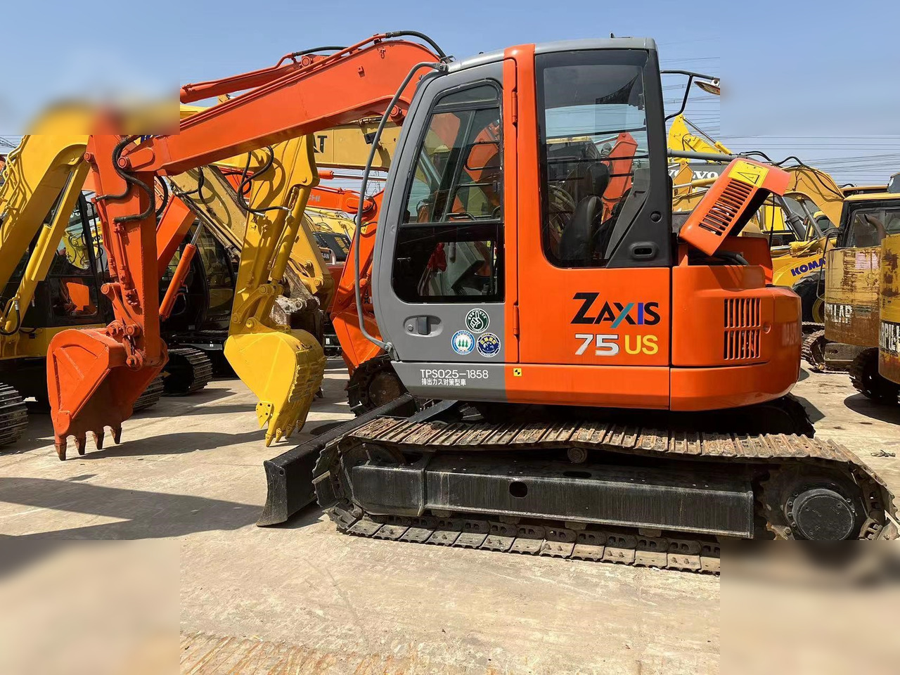 HITACHI ZX75US - Ερπυστριοφόρος εκσκαφέας: φωτογραφία 4 HITACHI ZX75US - Ερπυστριοφόρος εκσκαφέας: φωτογραφία 4