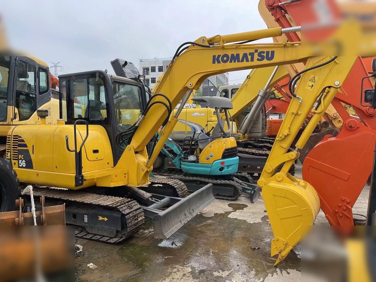 KOMATSU PC56-7 - Μίνι εκσκαφέας: φωτογραφία 1 KOMATSU PC56-7 - Μίνι εκσκαφέας: φωτογραφία 1