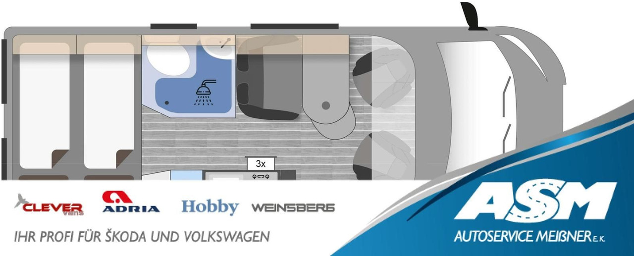 Clever Celebration 600 MJ24*AHK*MARKISE*ACC*R-KAM*RADIO - Αυτοκινούμενο βαν: φωτογραφία 1 Clever Celebration 600 MJ24*AHK*MARKISE*ACC*R-KAM*RADIO - Αυτοκινούμενο βαν: φωτογραφία 1