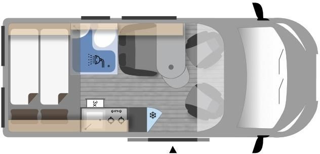 Clever Tour 540*BLACK EDITION*FINAL SALE RABATT*SOFORT* - Αυτοκινούμενο βαν: φωτογραφία 3 Clever Tour 540*BLACK EDITION*FINAL SALE RABATT*SOFORT* - Αυτοκινούμενο βαν: φωτογραφία 3