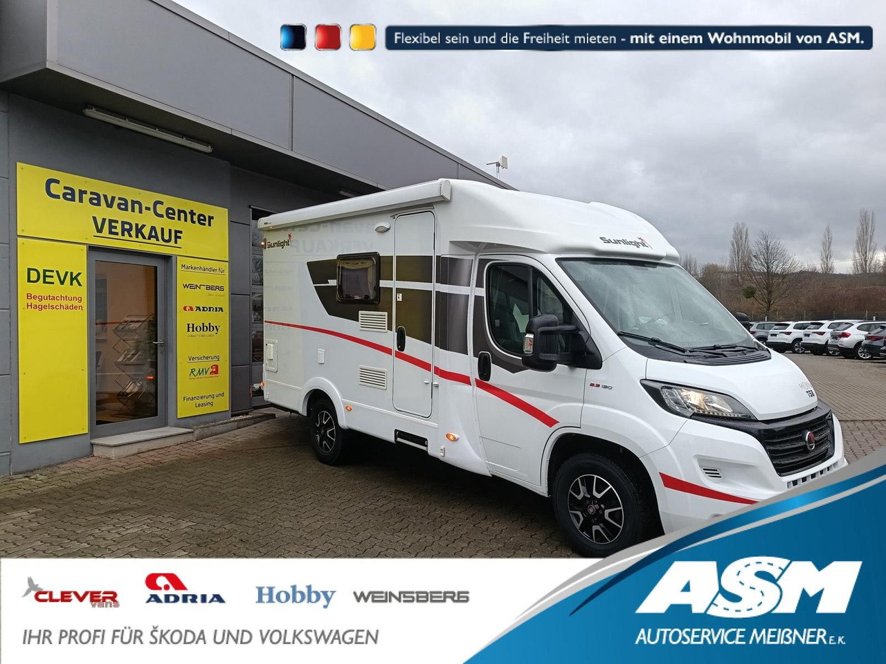 Sunlight T 58*MARKISE*SOLAR*SAT*TV*ROLLER TRÄGER - Ημιενιαίο αυτοκινούμενο: φωτογραφία 1 Sunlight T 58*MARKISE*SOLAR*SAT*TV*ROLLER TRÄGER - Ημιενιαίο αυτοκινούμενο: φωτογραφία 1