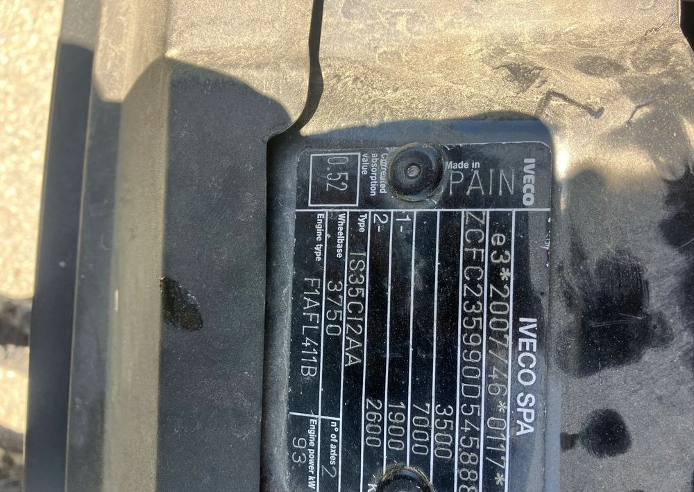 Iveco DAILY 35C13 ramo do zabudowy kiper wywrotka - Φορτηγό σασί: φωτογραφία 5 Iveco DAILY 35C13 ramo do zabudowy kiper wywrotka - Φορτηγό σασί: φωτογραφία 5