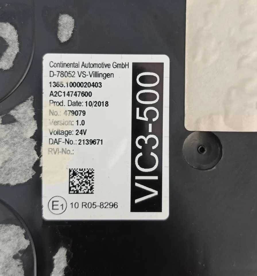 DAF XF 106 EURO 6 MX13 KOMPUTER STEROWNIK MODUŁ VIC3-500 2137691 - Ηλεκτρονική μονάδα ελέγχου για Φορτηγό: φωτογραφία 2 DAF XF 106 EURO 6 MX13 KOMPUTER STEROWNIK MODUŁ VIC3-500 2137691 - Ηλεκτρονική μονάδα ελέγχου για Φορτηγό: φωτογραφία 2