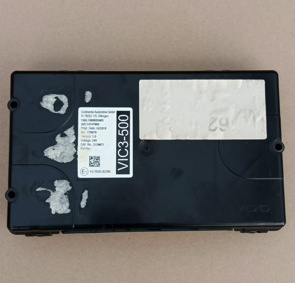 DAF XF 106 EURO 6 MX13 KOMPUTER STEROWNIK MODUŁ VIC3-500 2137691 - Ηλεκτρονική μονάδα ελέγχου για Φορτηγό: φωτογραφία 1 DAF XF 106 EURO 6 MX13 KOMPUTER STEROWNIK MODUŁ VIC3-500 2137691 - Ηλεκτρονική μονάδα ελέγχου για Φορτηγό: φωτογραφία 1