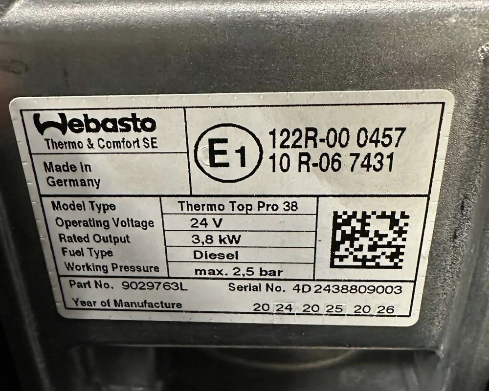 SCANIA R S OGRZEWANIE POSTOJOWE WEBASTO 3114280 NOWE - Θέρμανση/ Εξαερισμός για Φορτηγό: φωτογραφία 3 SCANIA R S OGRZEWANIE POSTOJOWE WEBASTO 3114280 NOWE - Θέρμανση/ Εξαερισμός για Φορτηγό: φωτογραφία 3