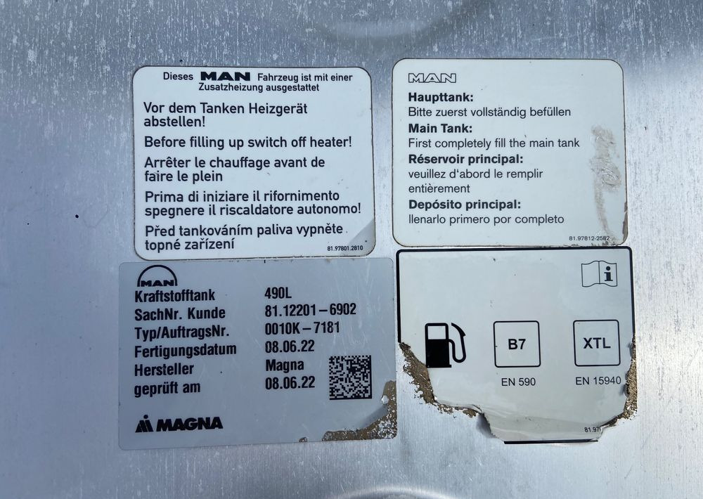 Zbiornik paliwa MAN TGX TGS 490 litrów bak - Ρεζερβουάρ καυσίμου για Φορτηγό: φωτογραφία 5 Zbiornik paliwa MAN TGX TGS 490 litrów bak - Ρεζερβουάρ καυσίμου για Φορτηγό: φωτογραφία 5