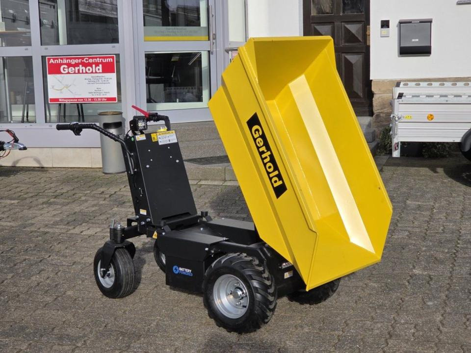 Black Friday Dumper Minidumper Mulde 500kg 48V Elektroschubkarre - Μίνι ανατρεπόμενο: φωτογραφία 1 Black Friday Dumper Minidumper Mulde 500kg 48V Elektroschubkarre - Μίνι ανατρεπόμενο: φωτογραφία 1