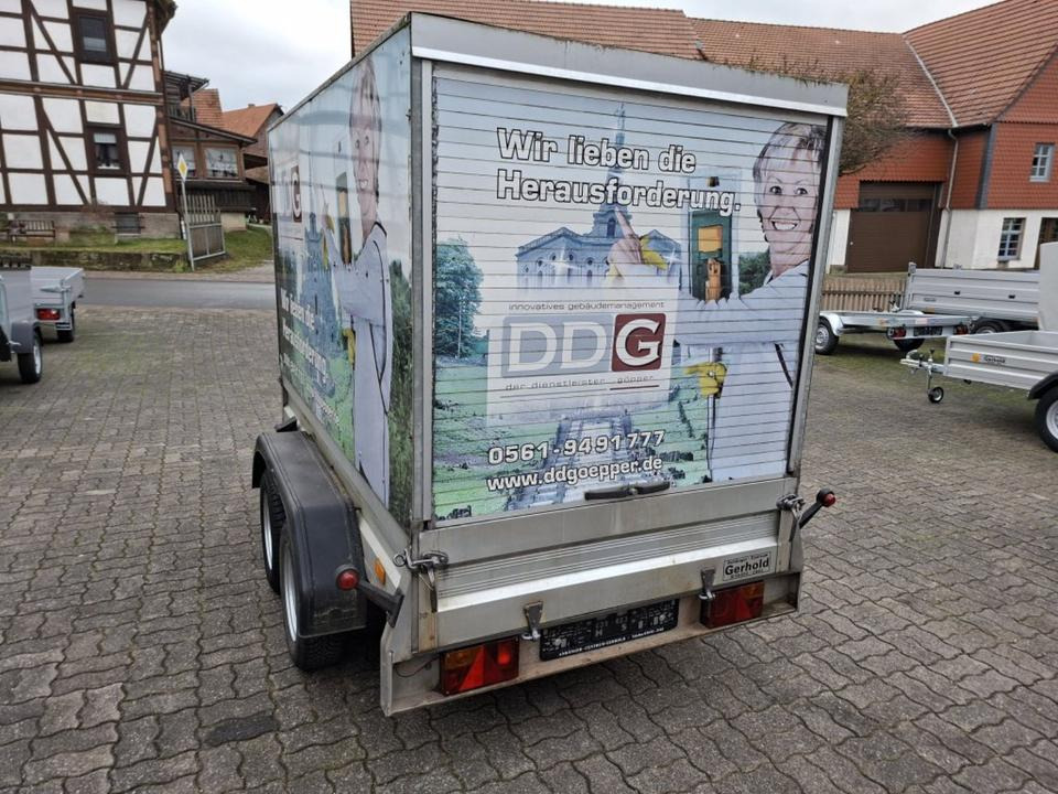 Humbaur PKW-Anhänger, 1,6 t Tandem Stirnwandklappe Kofferanhänger - Ρυμούλκα κόφα: φωτογραφία 5 Humbaur PKW-Anhänger, 1,6 t Tandem Stirnwandklappe Kofferanhänger - Ρυμούλκα κόφα: φωτογραφία 5