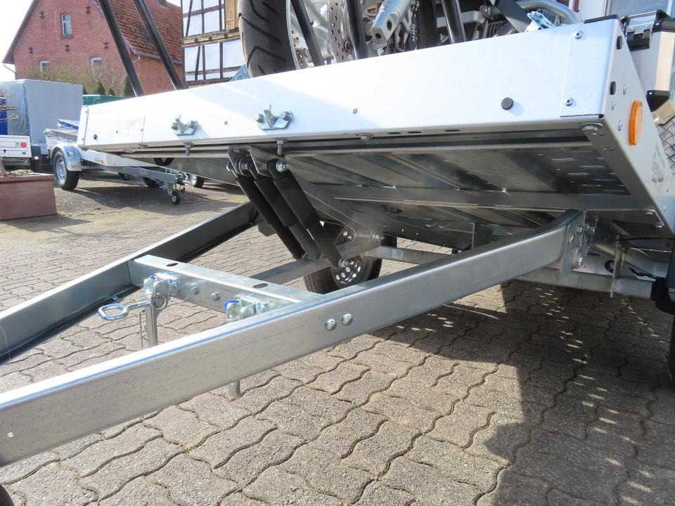 TPV KD-MU-T3 Motorradanhänger PKW-Anhänger 100km/h - Τρέιλερ μοτοσυκλετών: φωτογραφία 5 TPV KD-MU-T3 Motorradanhänger PKW-Anhänger 100km/h - Τρέιλερ μοτοσυκλετών: φωτογραφία 5