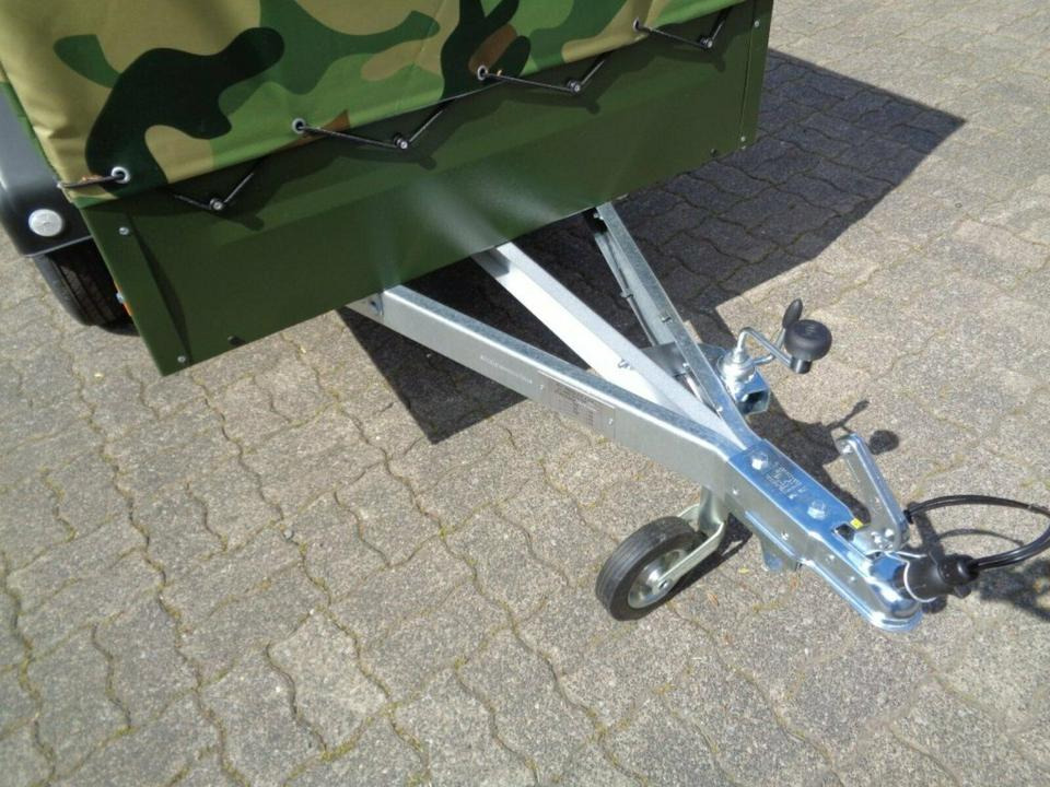 TPV PKW-Anhänger Plane und Spriegel 750 kg, Camouflage - Ρυμούλκες αυτοκίνητο: φωτογραφία 3 TPV PKW-Anhänger Plane und Spriegel 750 kg, Camouflage - Ρυμούλκες αυτοκίνητο: φωτογραφία 3