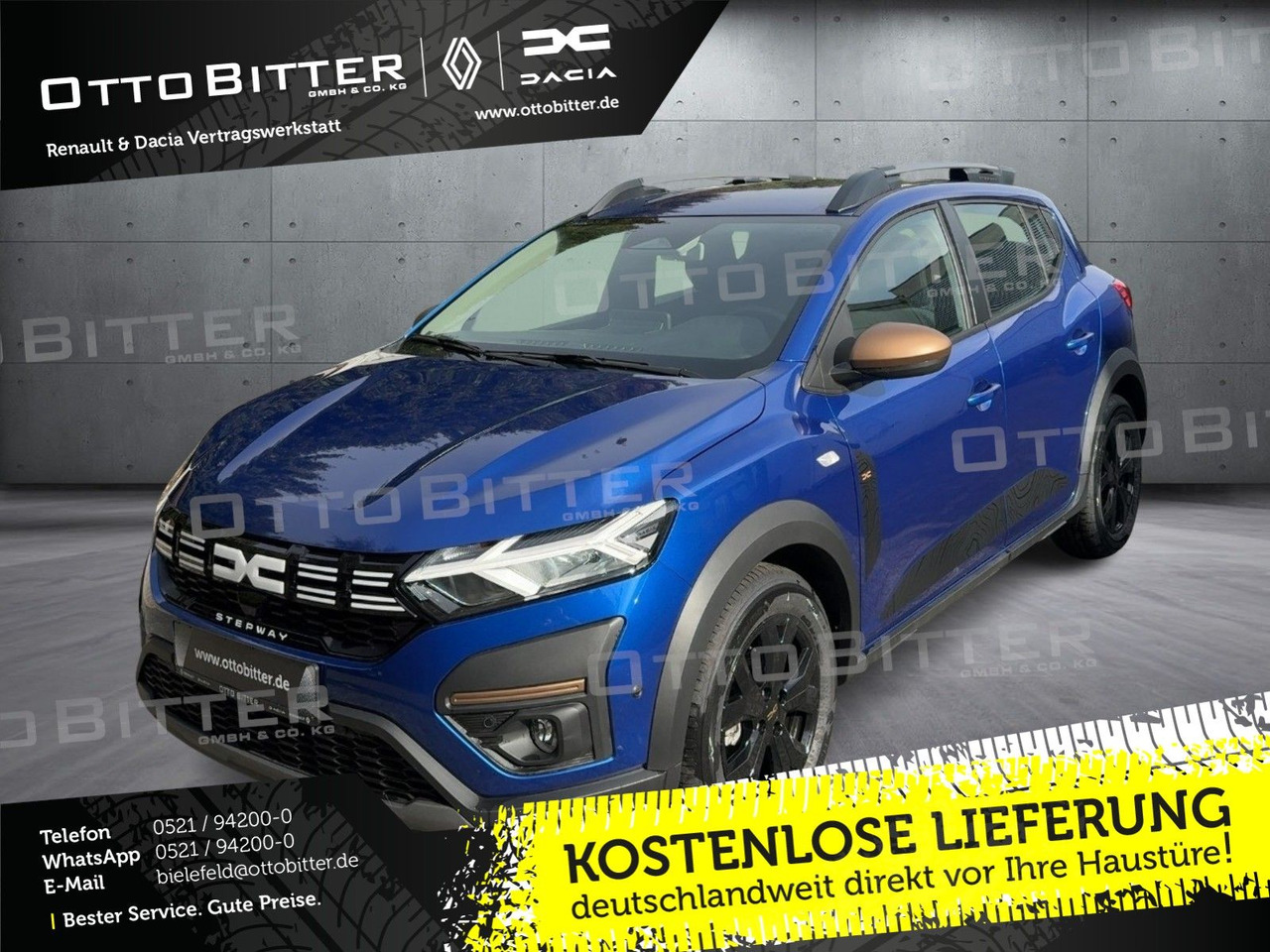 Dacia Sandero Stepway Extreme TCe110 CITY-PAKET/NAVI - Λιμουζίνα/ Sedan: φωτογραφία 1 Dacia Sandero Stepway Extreme TCe110 CITY-PAKET/NAVI - Λιμουζίνα/ Sedan: φωτογραφία 1