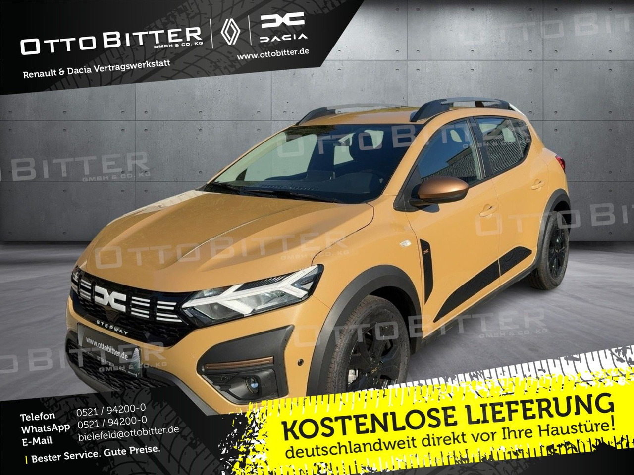 Dacia Sandero Stepway Extreme TCe110 CITY-PAKET/NAVI - Λιμουζίνα/ Sedan: φωτογραφία 1 Dacia Sandero Stepway Extreme TCe110 CITY-PAKET/NAVI - Λιμουζίνα/ Sedan: φωτογραφία 1