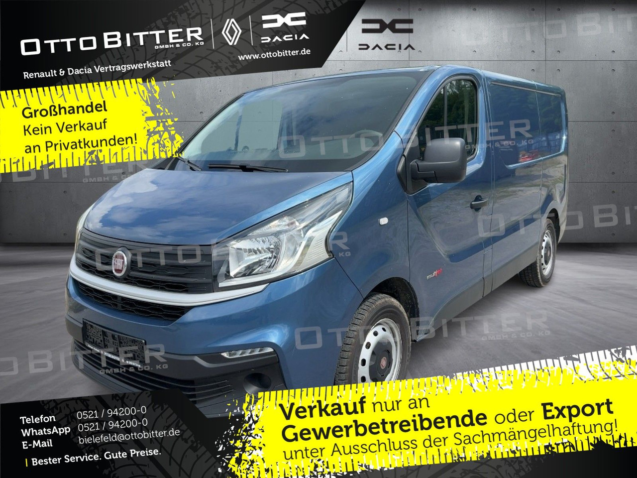 Fiat Talento 1.6 Multijet Turbo L1H1 ANHÄNGERKUP/GJR - Βαν: φωτογραφία 1 Fiat Talento 1.6 Multijet Turbo L1H1 ANHÄNGERKUP/GJR - Βαν: φωτογραφία 1