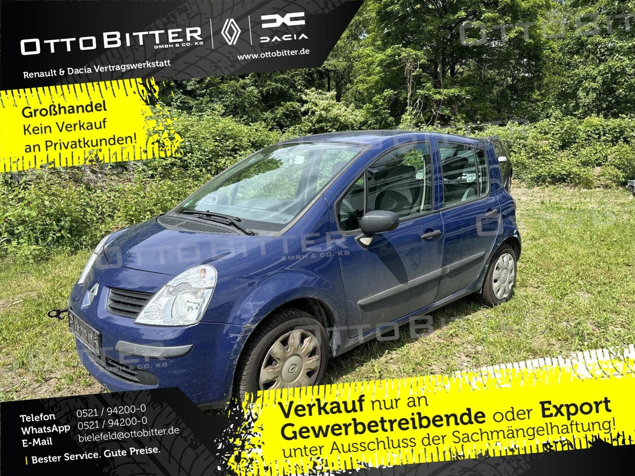 Renault Modus 1.2 Avantage +MOTOR OHNE FUNKTION+ - Λιμουζίνα/ Sedan: φωτογραφία 1 Renault Modus 1.2 Avantage +MOTOR OHNE FUNKTION+ - Λιμουζίνα/ Sedan: φωτογραφία 1