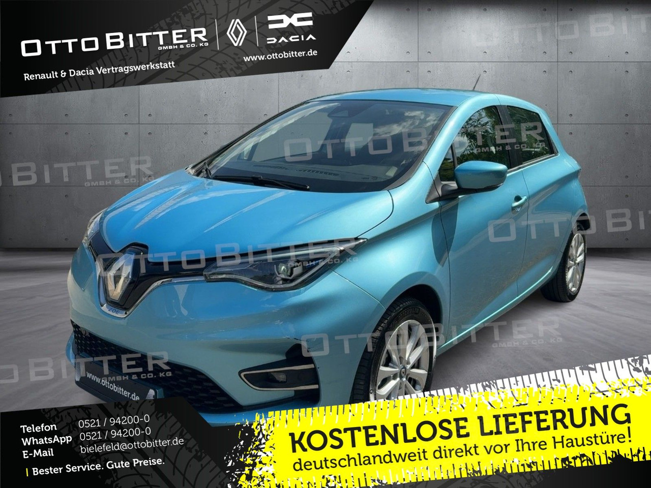 Renault ZOE EXPERIENCE R135 Batteriemiete Z.E.50 (52kWh) - Αυτοκίνητο: φωτογραφία 1 Renault ZOE EXPERIENCE R135 Batteriemiete Z.E.50 (52kWh) - Αυτοκίνητο: φωτογραφία 1