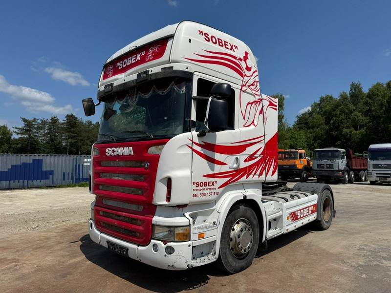 Scania R 420 Topline (PTO / MANUAL GEARBOX / BOITE MANUELLE / HYDRAULIC) - Τράκτορας: φωτογραφία 1 Scania R 420 Topline (PTO / MANUAL GEARBOX / BOITE MANUELLE / HYDRAULIC) - Τράκτορας: φωτογραφία 1
