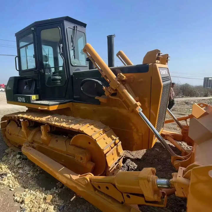 Used China Made SD16 Construction Machinery Shantui SD16 Crawler Bulldozer Earthmoving Machine Used Bulldozer - Μπουλντόζα: φωτογραφία 1 Used China Made SD16 Construction Machinery Shantui SD16 Crawler Bulldozer Earthmoving Machine Used Bulldozer - Μπουλντόζα: φωτογραφία 1