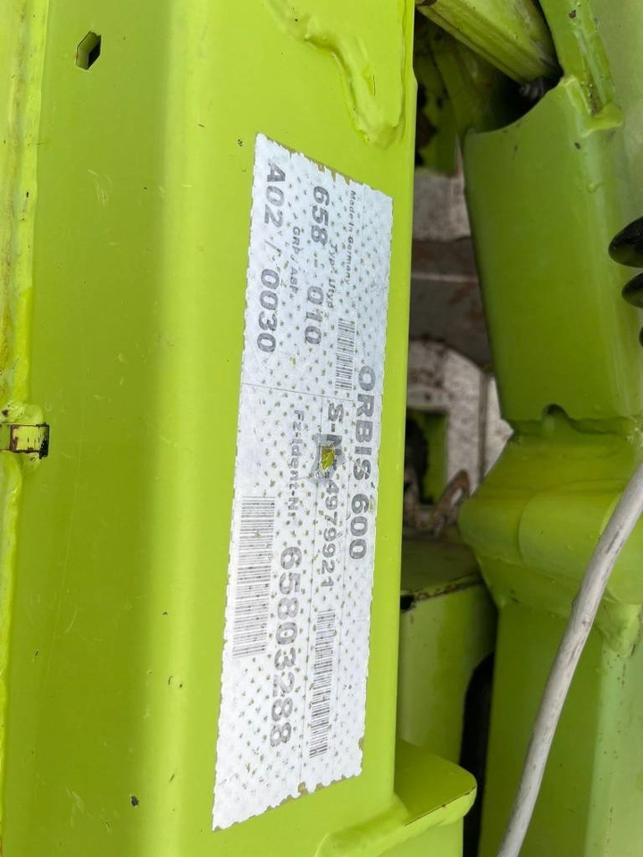 Claas Orbis 600 - Σανού και κτηνοτροφικά μηχανήματα: φωτογραφία 4 Claas Orbis 600 - Σανού και κτηνοτροφικά μηχανήματα: φωτογραφία 4