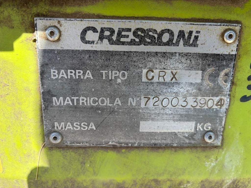 Cressoni CRX - Θεριζοαλωνιστική μηχανή - κεφαλή: φωτογραφία 2 Cressoni CRX - Θεριζοαλωνιστική μηχανή - κεφαλή: φωτογραφία 2