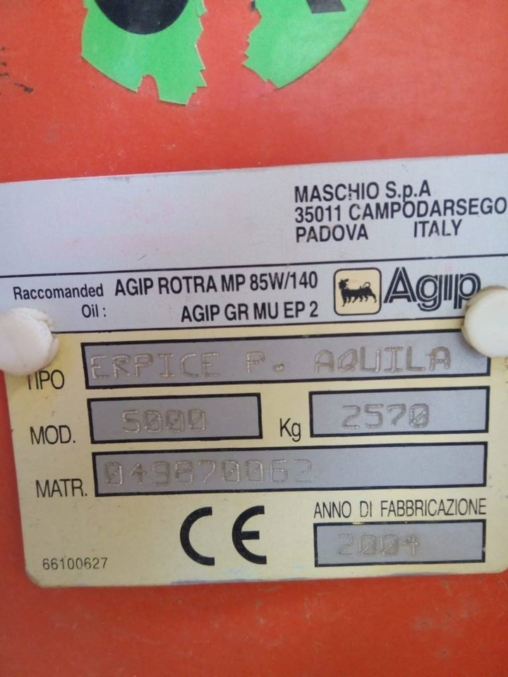 Maschio Aquila 5000 - Σβάρνα: φωτογραφία 2 Maschio Aquila 5000 - Σβάρνα: φωτογραφία 2