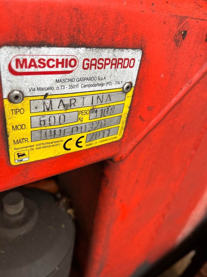 Maschio Martina 600 - Κοινοτικο όχημα/ Ειδικό όχημα: φωτογραφία 2 Maschio Martina 600 - Κοινοτικο όχημα/ Ειδικό όχημα: φωτογραφία 2