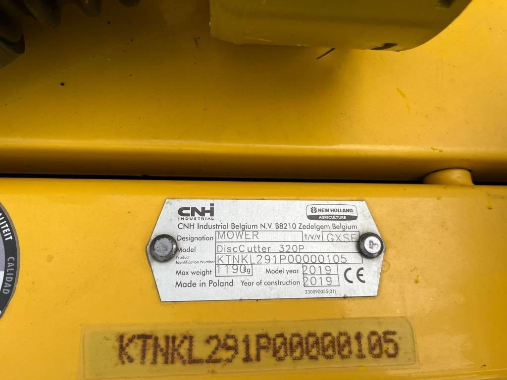 New Holland DISCOCUTTER 320 P - Χορτοκοπτικό: φωτογραφία 5 New Holland DISCOCUTTER 320 P - Χορτοκοπτικό: φωτογραφία 5