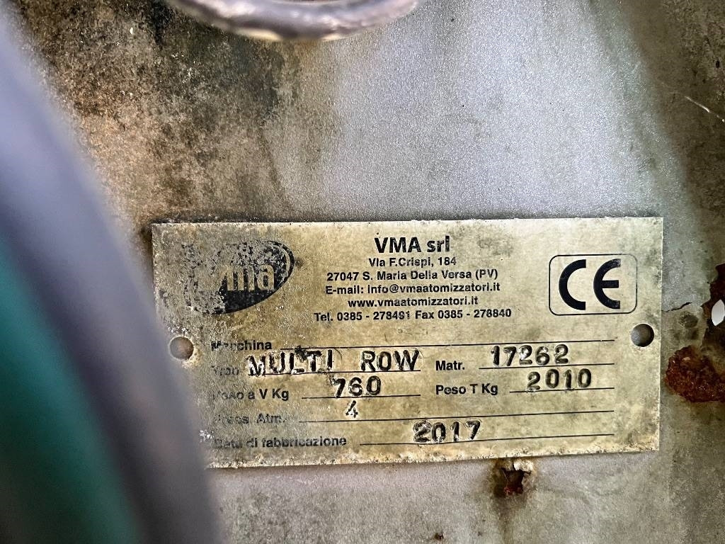 VMA MULTI ROW - Συρόμενο ψεκαστικό: φωτογραφία 5 VMA MULTI ROW - Συρόμενο ψεκαστικό: φωτογραφία 5