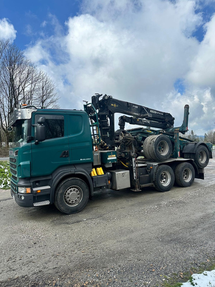 SCANIA R620 - Φορτηγό ξυλείας, Φορτηγό με γερανό: φωτογραφία 2 SCANIA R620 - Φορτηγό ξυλείας, Φορτηγό με γερανό: φωτογραφία 2