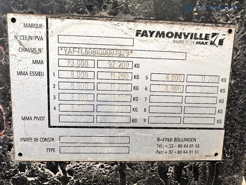 Faymonville FAYMONVILLE STZ-6WAU – 6 AXLES – 92.2T GVW – 73T PAYLOAD – HYDRAULIC RAMPS – EXCELLENT CONDITION! - Επικαθήμενο με χαμηλό δάπεδο: φωτογραφία 3 Faymonville FAYMONVILLE STZ-6WAU – 6 AXLES – 92.2T GVW – 73T PAYLOAD – HYDRAULIC RAMPS – EXCELLENT CONDITION! - Επικαθήμενο με χαμηλό δάπεδο: φωτογραφία 3