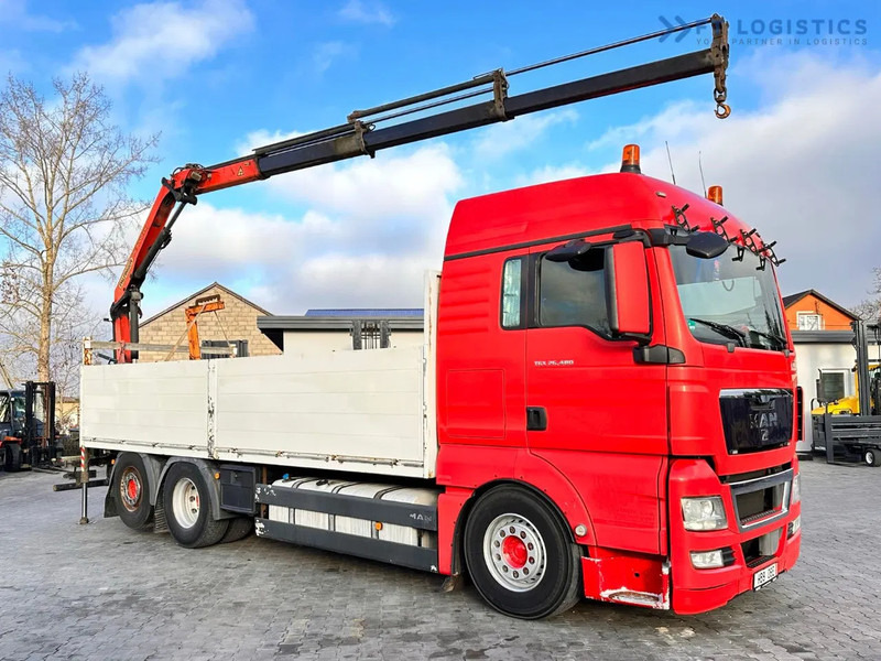 MAN TGX 26.480 Ciężarówka burtowa MAN TGX 26.480 6X2 / PALFINGER PK9002-EH B Crane / 80% Michelin Tire Dodać do ulubionych - Φορτηγό με γερανό: φωτογραφία 5 MAN TGX 26.480 Ciężarówka burtowa MAN TGX 26.480 6X2 / PALFINGER PK9002-EH B Crane / 80% Michelin Tire Dodać do ulubionych - Φορτηγό με γερανό: φωτογραφία 5