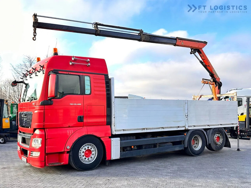 MAN TGX 26.480 Ciężarówka burtowa MAN TGX 26.480 6X2 / PALFINGER PK9002-EH B Crane / 80% Michelin Tire Dodać do ulubionych - Φορτηγό με γερανό: φωτογραφία 1 MAN TGX 26.480 Ciężarówka burtowa MAN TGX 26.480 6X2 / PALFINGER PK9002-EH B Crane / 80% Michelin Tire Dodać do ulubionych - Φορτηγό με γερανό: φωτογραφία 1