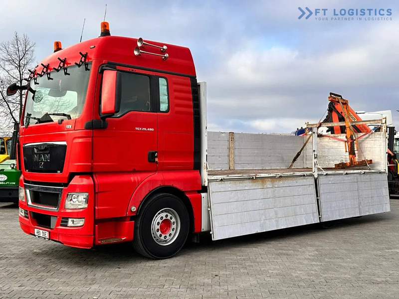 MAN TGX 26.480 Ciężarówka burtowa MAN TGX 26.480 6X2 / PALFINGER PK9002-EH B Crane / 80% Michelin Tire Dodać do ulubionych - Φορτηγό με γερανό: φωτογραφία 2 MAN TGX 26.480 Ciężarówka burtowa MAN TGX 26.480 6X2 / PALFINGER PK9002-EH B Crane / 80% Michelin Tire Dodać do ulubionych - Φορτηγό με γερανό: φωτογραφία 2