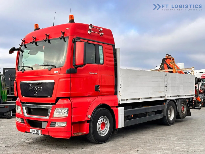 MAN TGX 26.480 Ciężarówka burtowa MAN TGX 26.480 6X2 / PALFINGER PK9002-EH B Crane / 80% Michelin - Φορτηγό με γερανό: φωτογραφία 4 MAN TGX 26.480 Ciężarówka burtowa MAN TGX 26.480 6X2 / PALFINGER PK9002-EH B Crane / 80% Michelin - Φορτηγό με γερανό: φωτογραφία 4