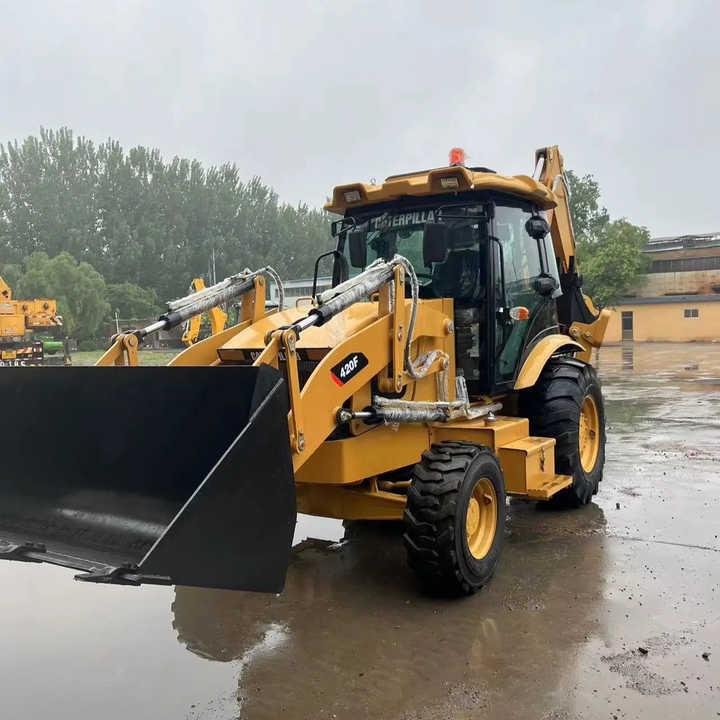 Used Wheel Loader CAT420F Caterpillar 420F Construction Machinery Mini Wheel Skid Steer Loader in Stock - Ελαστιχοφόρος φορτωτής: φωτογραφία 1 Used Wheel Loader CAT420F Caterpillar 420F Construction Machinery Mini Wheel Skid Steer Loader in Stock - Ελαστιχοφόρος φορτωτής: φωτογραφία 1